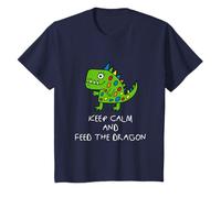 Kids Keep Calm and Feed the Dragon Gift T-Shirt