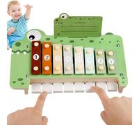 Kids Keyboard - Musical Learning Piano Toy, Portable Education Game, Interactive Preschool Activity, Hand-Eye Coordination Set, Travel School Playtime Gear, Home Development Tool For Young Childr