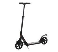 Kids Kick Scooter Folding Adjustable Childrens Push Scooter Teens 14 Yrs+ Black