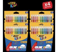 Kids Kid Couleur Baby Colouring Pens Assorted - 4 Packs Bic Multi One Size