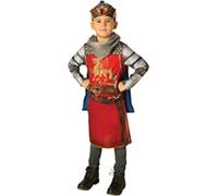 Rubies Official King Arthur Childs Costume, Kids Fancy Dress Halloween, Size Age 5-6