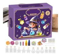 Kids Kit - Witch Potions Workshop with Artistic Activities and Mixing | Interactive Decorations for Halloween Christmas Children Preschool Boys and Students