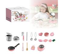 Kids Kitchen Set, Mini Kids Cooking Sets, Real Food Making for Children 7-14 Beginner Cooking Interactive Learning Role Play Educational Toys for Kid Mini Size