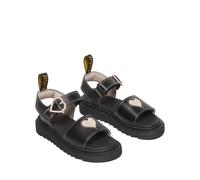 Dr Martens Marlowe Hearts J Sandals Black EU 34 1/2 Girl