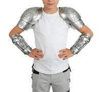 Kids Knight Costume - Children’s Medieval Costume, Roman Soldier Accessory Set | Lightweight Foldable Historical Dress Up For Boys & Girls, Halloween, School Plays & Character Cosplay