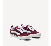 Kids Knu Skool Leather Trainers burgundy