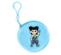 Kid's Kpop Demon Hunters Felt Coin Purse & Bag Charm, Zoey Blue