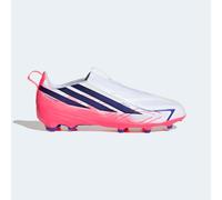 Kids’ Laceless Boots adidas F50 Hyperfast League Fg/mg White/purple