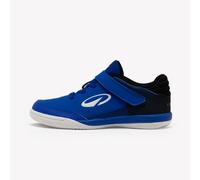 Kids Laceless Futsal Shoes Eskudo Club Sala Easy - Blue/black