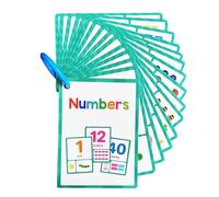 Kids Language Learning Cards 11x8cm Toddler Study Card Educational Vocabulary Flashcards For Kids Preschoolers Ages 3-8 Interactive English Learning Cards