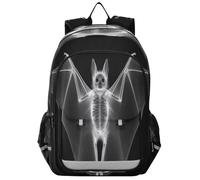 Kids Laptop Backpack X Ray Bat High Middle School Casual Daypack Daily Travel Laptop Bag
