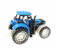 Kids Large Recyclable Plastic Farm Tractor Lifelike Realistic Play,Educational Push Along Toy,Farm Toys,Farm Vehicle Play for Boys Girls,Blue Toys,Red Toys Children & Toddlers 3+ Years (Blue)