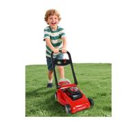 Kids Lawn Mower with Realistic Grass-Cutting Action and Sounds - No Batteries Required | Fun Outdoor Push Toy, Birthday Gift & Holiday Present for 3, 4, 5, 6 Year Old Boys and Girls（Red)