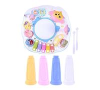 Kids Learning Center - 15 inch Educational Activity Table | ABS Material Interactive Play stаtion - Colorful Table with Light-Up Buttons, Ideal for Teaching Toddĺerѕѕ Basic Shapes