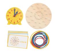 Kids Learning Clock Puzzles Educationals Hands-on Visual Time Awareness