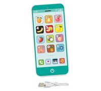 Kids Learning Phone Toy with Touchscreen, 8 Interactive Modes, Educational Pretend Play for Toddlers 1-3 Years