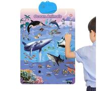 Kids Learning Posters - Fun Interactive Development Toys,Educational Posters - for Holiday Birthday Home Indoor Outdoor Classroom School Social Situations Daily Family Time Desktop