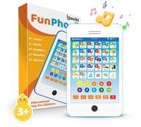 Kids Learning Tablet - Learning Pad Fun Phone with 6 Toddler Learning Games for Letters, Numbers, Words and Spelling - Touch and Learn Interactive Educational Toy for Nursery, Reception and Year 1