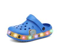 Kid's LED Clogs Boys and Girls Garden Shoes Beach Water Shoes Cute Cartoon Slides Sandals Lightweight Sandals Non-Slip