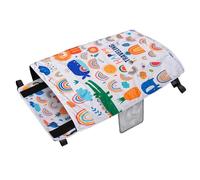 Kids Leg Rest Fly - Polyester 17x31 Inch Folding Crib Soft Seat Cushion | Long Travel Aviation Railway Bus Hotel Picnics Sleeping Relaxation Comfort Cla