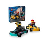Kids LEGO® City Go-Karts and Race Drivers Toy Set 60400 (5+ Yrs)