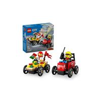 Kids LEGO® City Pizza vs. Fire Truck Race Car Pack 60458 (5+ Yrs)