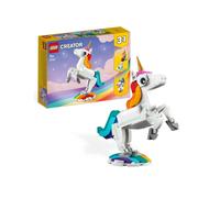 Kids LEGO® Creator 3 in 1 Magical Unicorn Toy Set 31140 (7+ Yrs)