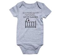 Kids Letter Print Onesie - Short Sleeve Romper for Infants, Lightweight, Breathable, Perfect for Play or Sleep, 6-9 Months, Yellow#M
