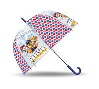 Kids Licensing - 18" Paw Patrol Manual Bell Transparent Umbrella for Kids