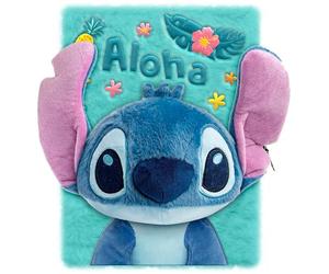Kids Licensing - A5 Plush Notebook with Ruled Writing - Soft Stitch Children's Notebook for Girls and Boys, Ideal for Gift