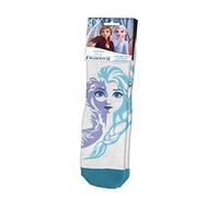 Kids Licensing | Children's Socks - Frozen II Design Socks - Elsa Print - Disney Characters - Non Slip - Breathable Fabric - Arch Elastic - Official Product License