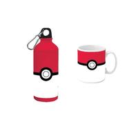 Kids Licensing Cup and Aluminium Drinking Bottle Set, 500 ml, Pokémon