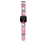 Kids Licensing Digital Watch for Girls Automatic with Plastic Strap HK50201, Pink Hello Kitty