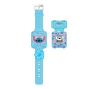 Kids Licensing Digital Watch for Unisex Children Automatic with Plastic Strap LAS4163, Stitch