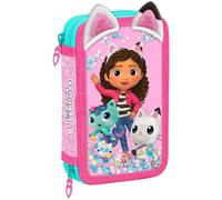 Kids Licensing - GABBYS DOLLHOUSE FILLED DOUBLE PENCIL CASE - Non-book - P245z