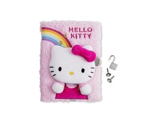 Kids Licensing - HELLO KITTY A5 PLUSH NOTEBOOK - Non-book item - J245z