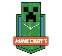Kids Licensing MIN3023 Children's Automatic Analog Watch with Wooden Strap, Minecraft