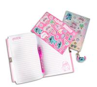 Kids Licensing - Secret Stitch Diary with Invisible Magic Pen and Light, Notebook with Lock for Girls