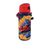 Kids Licensing Spider-Man Aluminium Water Bottle with Click Closure [600 ml]