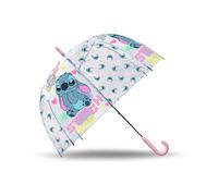 Kids Licensing - Transparent children's umbrella with drawings and children's characters, lightweight and easy to use