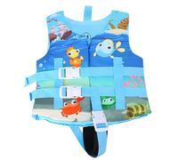 Kids Life Jacket Inflatable Swim Vest Buoyancy Aids with Cartoon Prints for Children Aged 1-12 Years - Summer Swimming Training Safety Vest