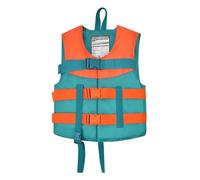 Kids Life Jacket with Handle and Zipper, Child Life Vest PFD for Swimming Buoyancy Aid, Soft Neoprene Floatation Gear for Pool Lake Boating Boys Girls Age 1-7(Mint Green,S)