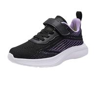 Kids' Lightweight Mesh Running Trainers with Touch-Tape Strap & Foam Sole | Quick Touch-Fasten Strap, High-Rebound Shock-Damping Sole, Primary School Gym Lessons, Weekend Playground Sprinting