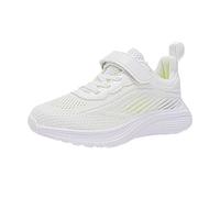 Kids' Lightweight Mesh Running Trainers with Touch-Tape Strap & Foam Sole | Quick Touch-Fasten Strap, High-Rebound Shock-Damping Sole, Primary School Gym Lessons, Weekend Playground Sprinting