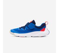 Kids Lightweight Rip-tab And Elasticated Laces Shoes Playful Fast - Blue