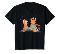 Kids Little Fox Prince Night Sky T-Shirt