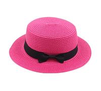 Kids Little Girls Straw Sun Hat Summer Beach Cap Foldable Visor Floppy Infant Hats Wide Brim with Bowknot Cap Lampshade Hat Floppy Sun Hats Blue Men's Hats & Caps Womans Cat Straw Hat
