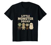 Kids Little Monster Boys Squad Cute Monsters Halloween T-Shirt