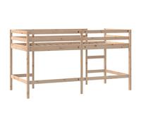 Kids' Loft Bed with Ladder Children Bedroom Bunk Bed Solid Wood Pine vidaXL