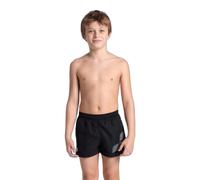 Arena Boys' Logo R Beach Shorts Black-White